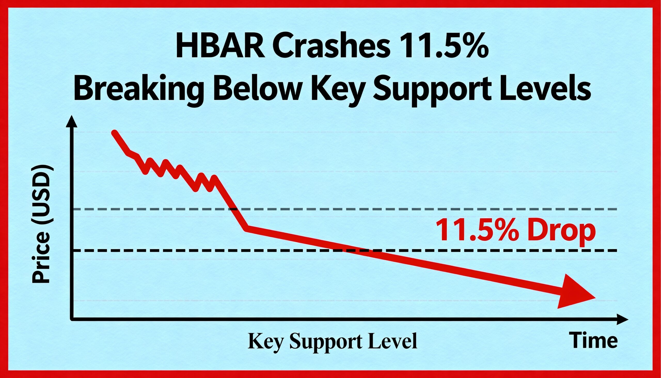 Freepik Hbar Crashes 115 Breaking Below Key Support Levels 7536