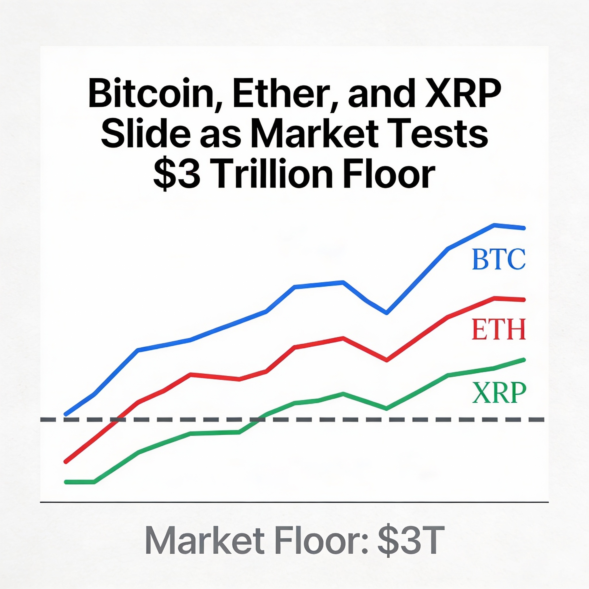 Freepik Bitcoin Slides With Ether And Xrp As Market Tests 63714