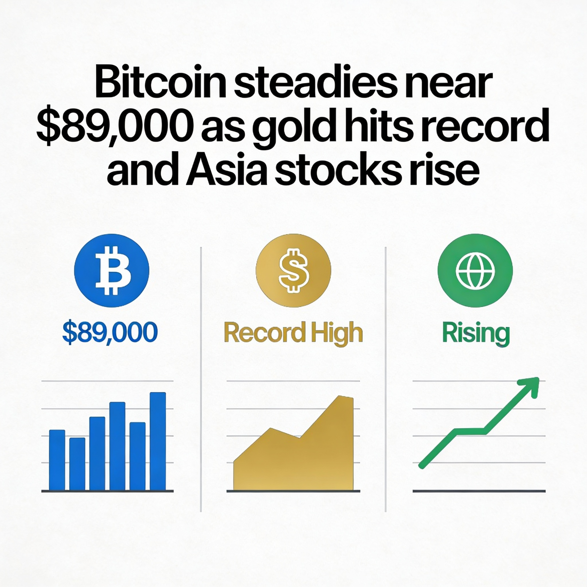 Freepik Bitcoin Steadies Near 89000 As Gold Hits Record An 6188