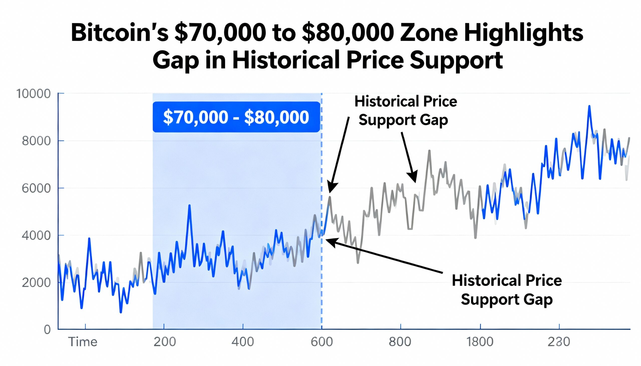 Freepik Bitcoins 70000 To 80000 Zone Highlights Gap In His 6219
