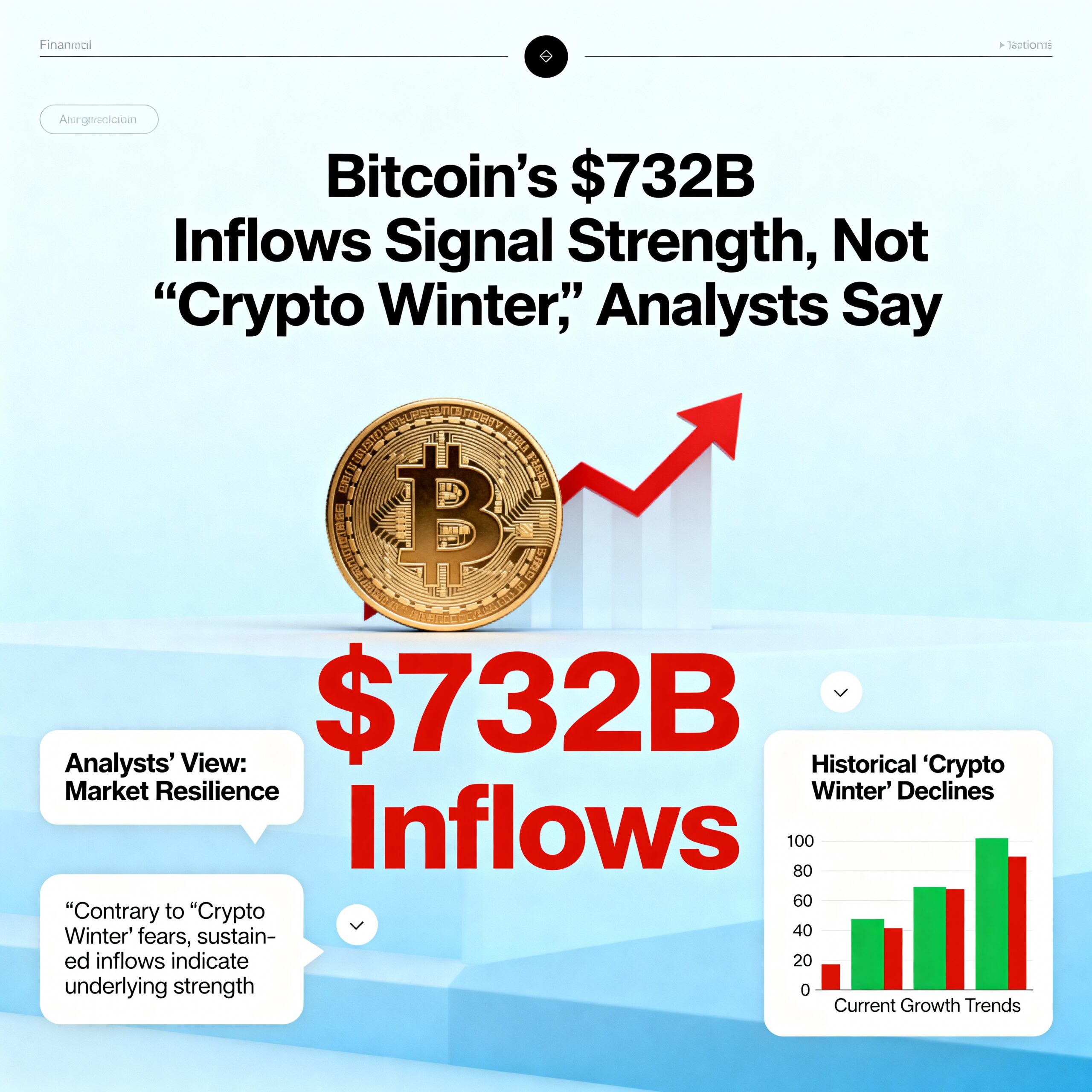 Freepik Bitcoins 732b Inflows Signal Strength Not Crypto W 24278