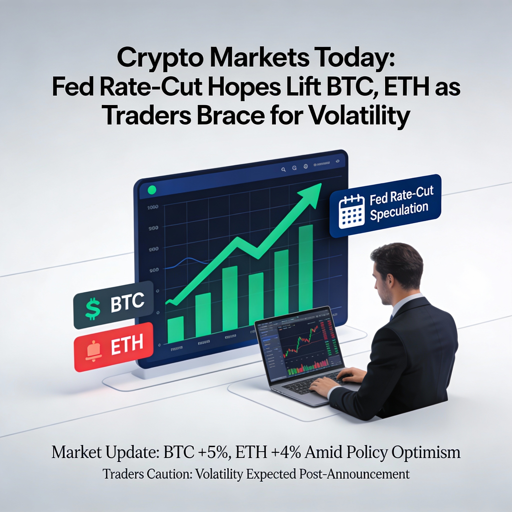 Freepik Crypto Markets Today Fed Ratecut Hopes Lift Btc Et 97019