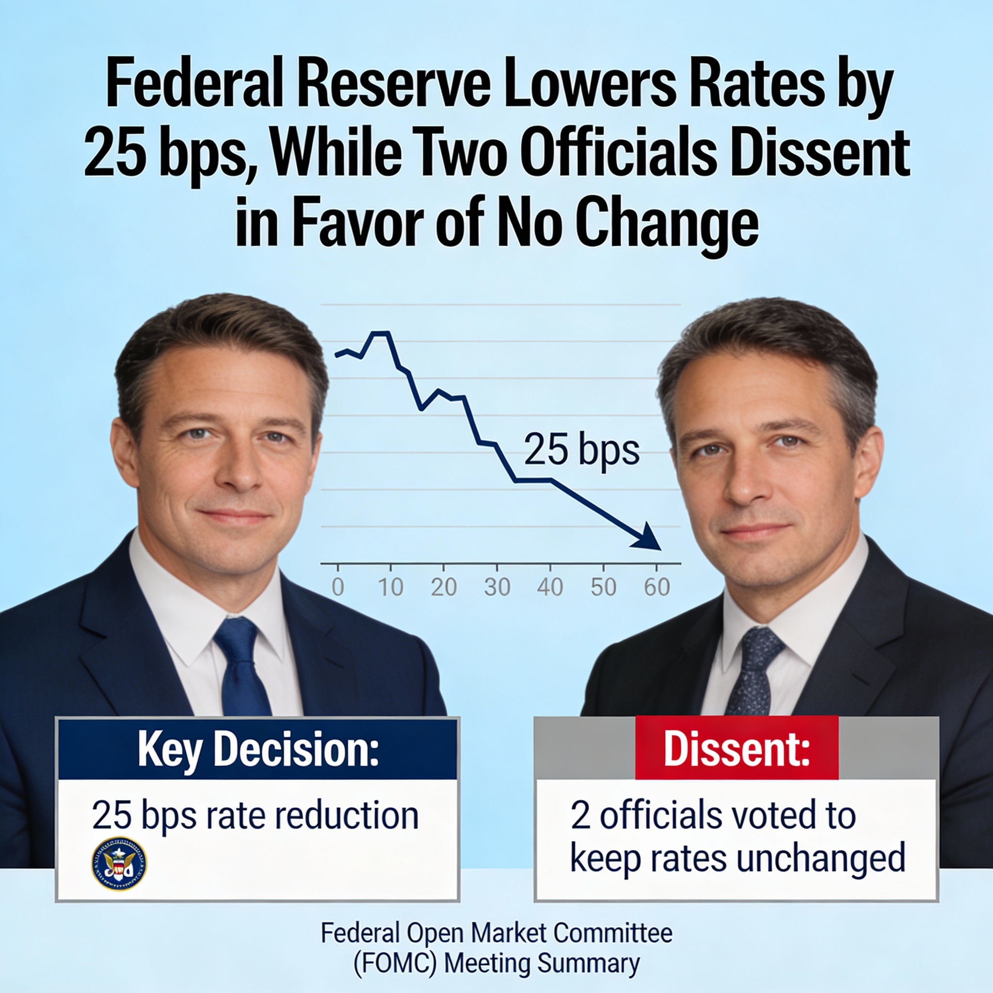 Freepik Federal Reserve Lowers Rates By 25 Bps While Two O 95941 1