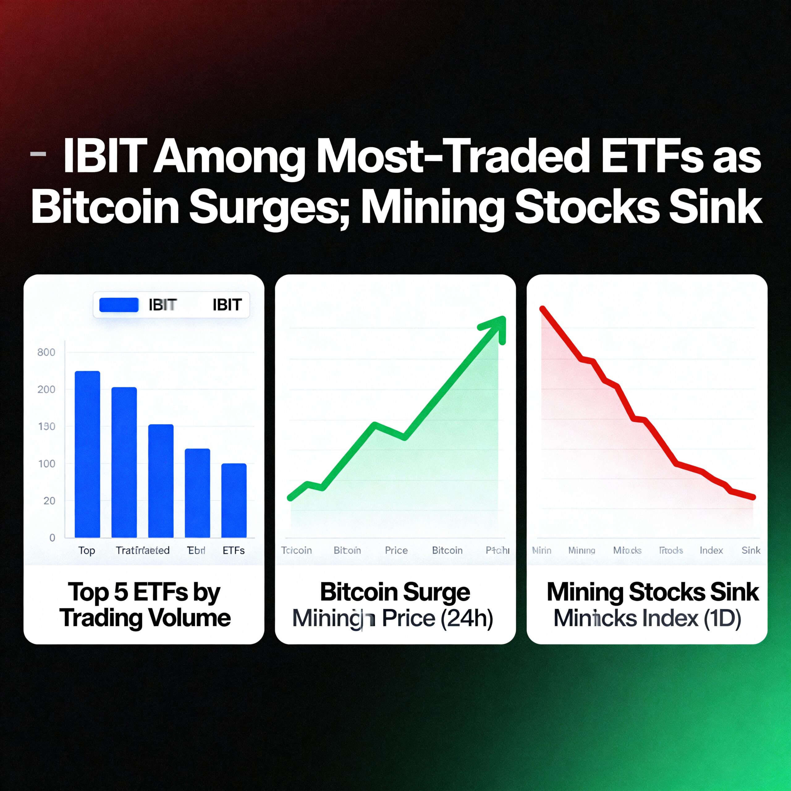 Freepik Ibit Among Mosttraded Etfs As Bitcoin Surges Minin 26623