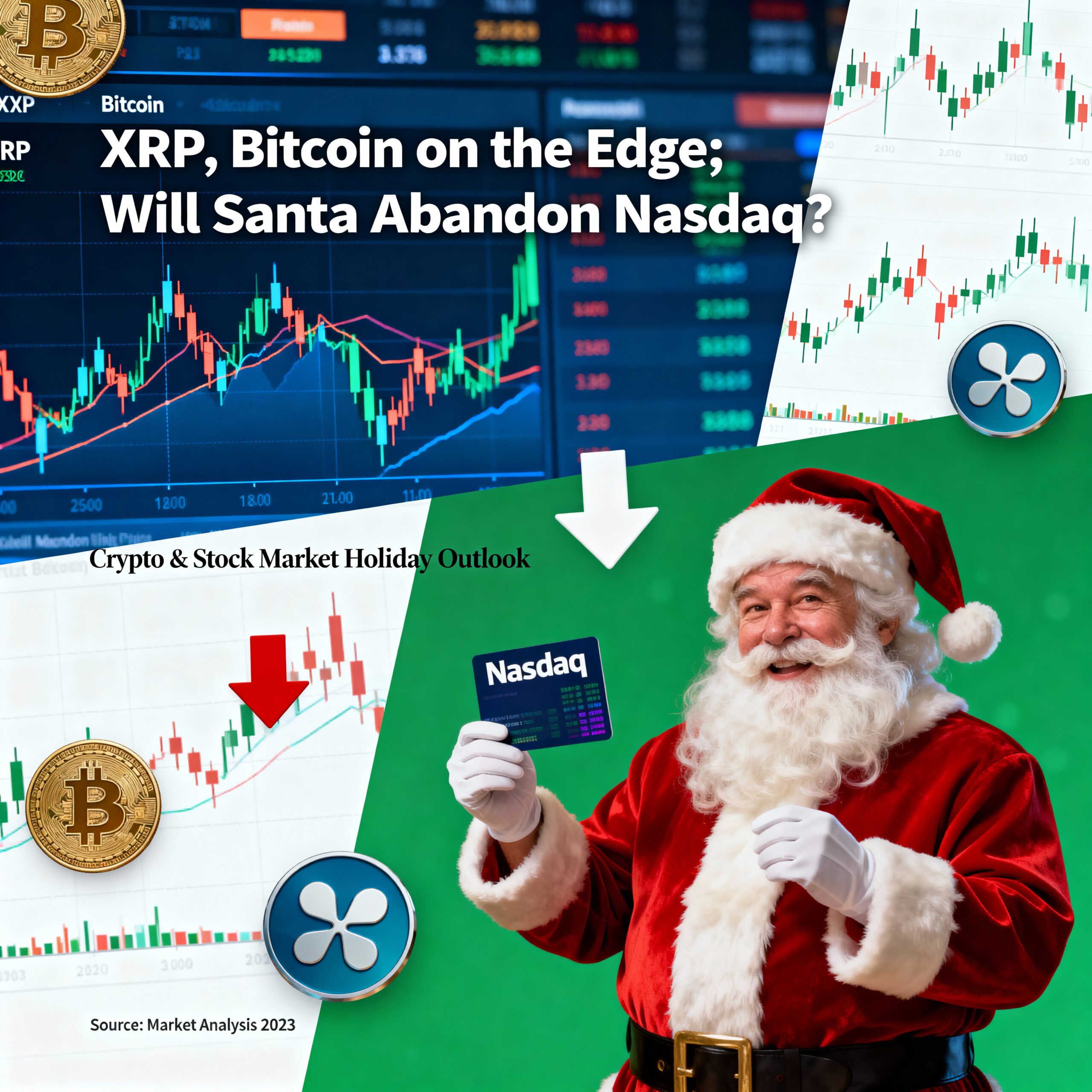 Freepik Xrp Bitcoin On The Edge Will Santa Abandon Nasdaq 95217