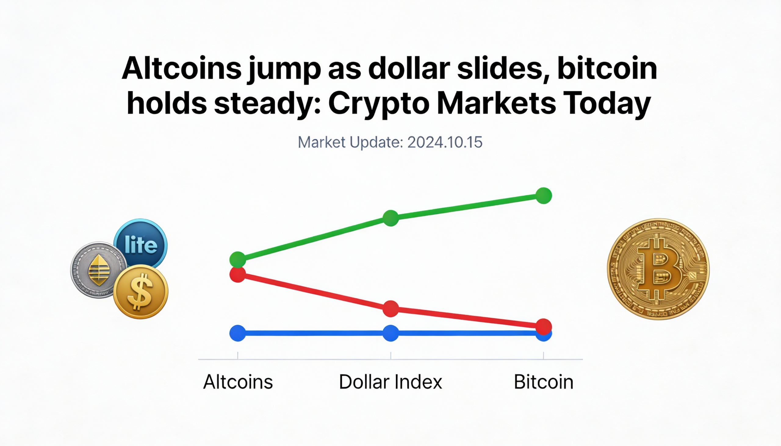 Freepik Altcoins Jump As Dollar Slides Bitcoin Holds Stead 3158