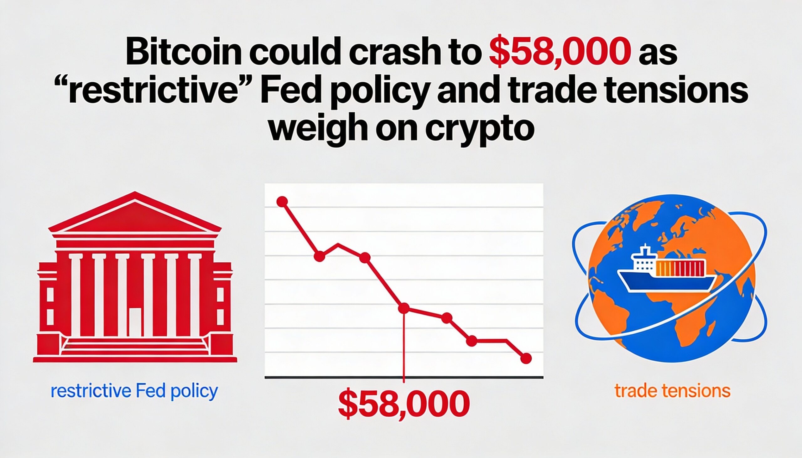 Freepik Bitcoin Could Crash To 58000 As Restrictive Fed Po 86687