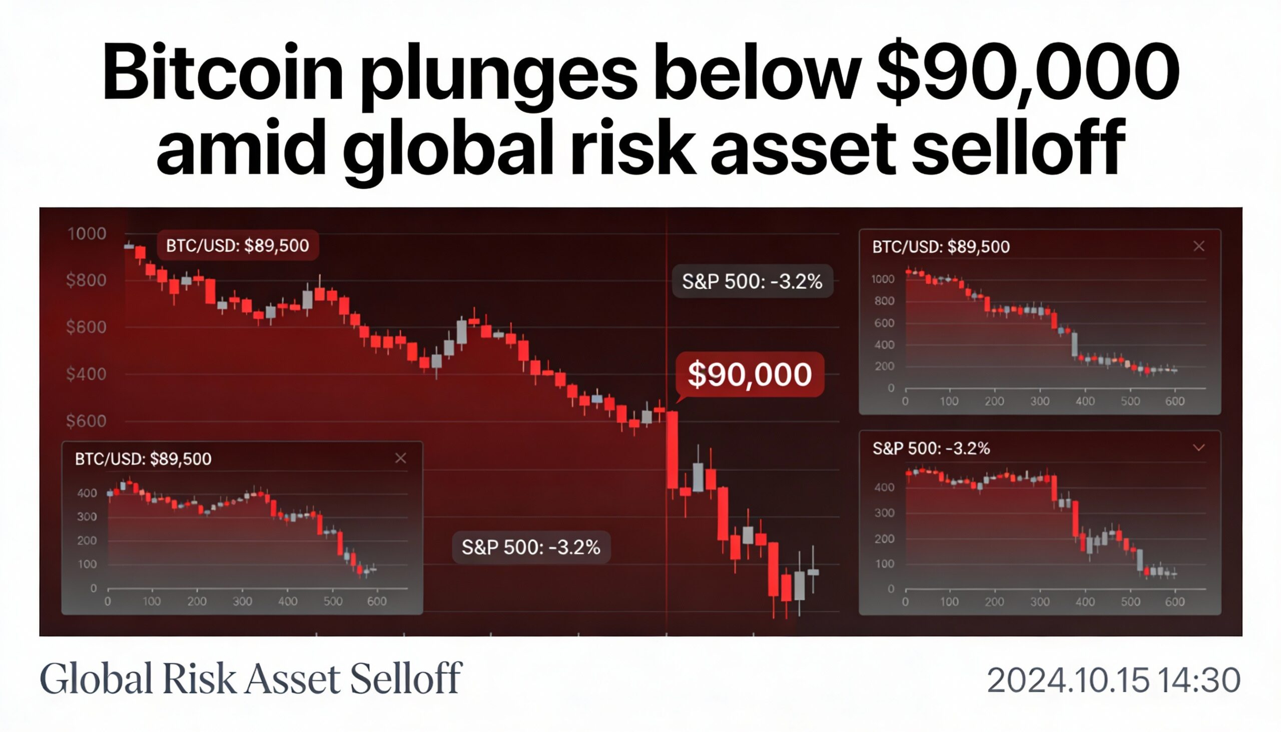 Freepik Bitcoin Plunges Below 90000 Amid Global Risk Asset 86692