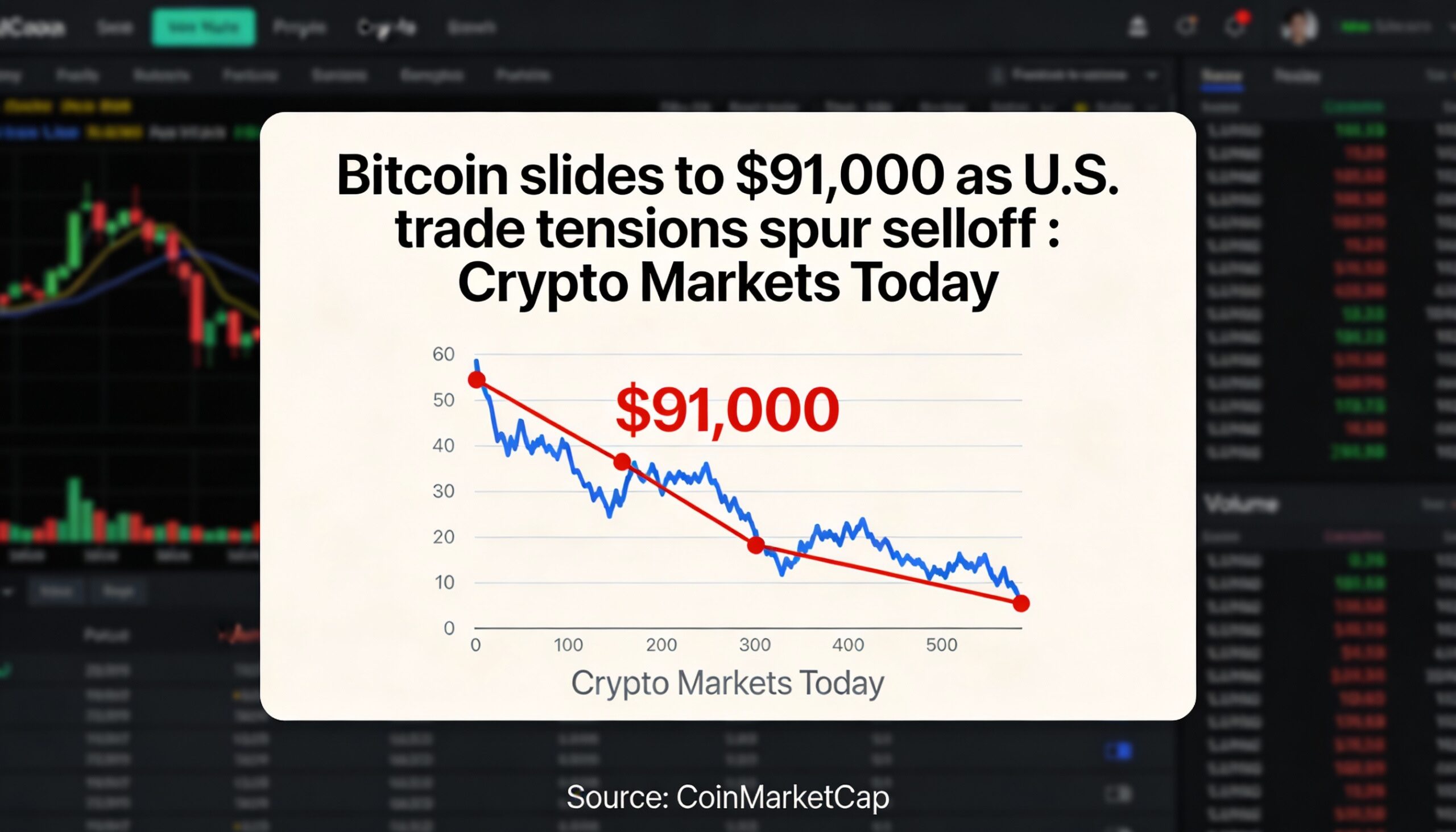 Freepik Bitcoin Slides To 91000 As Us Trade Tensions Spur 86682