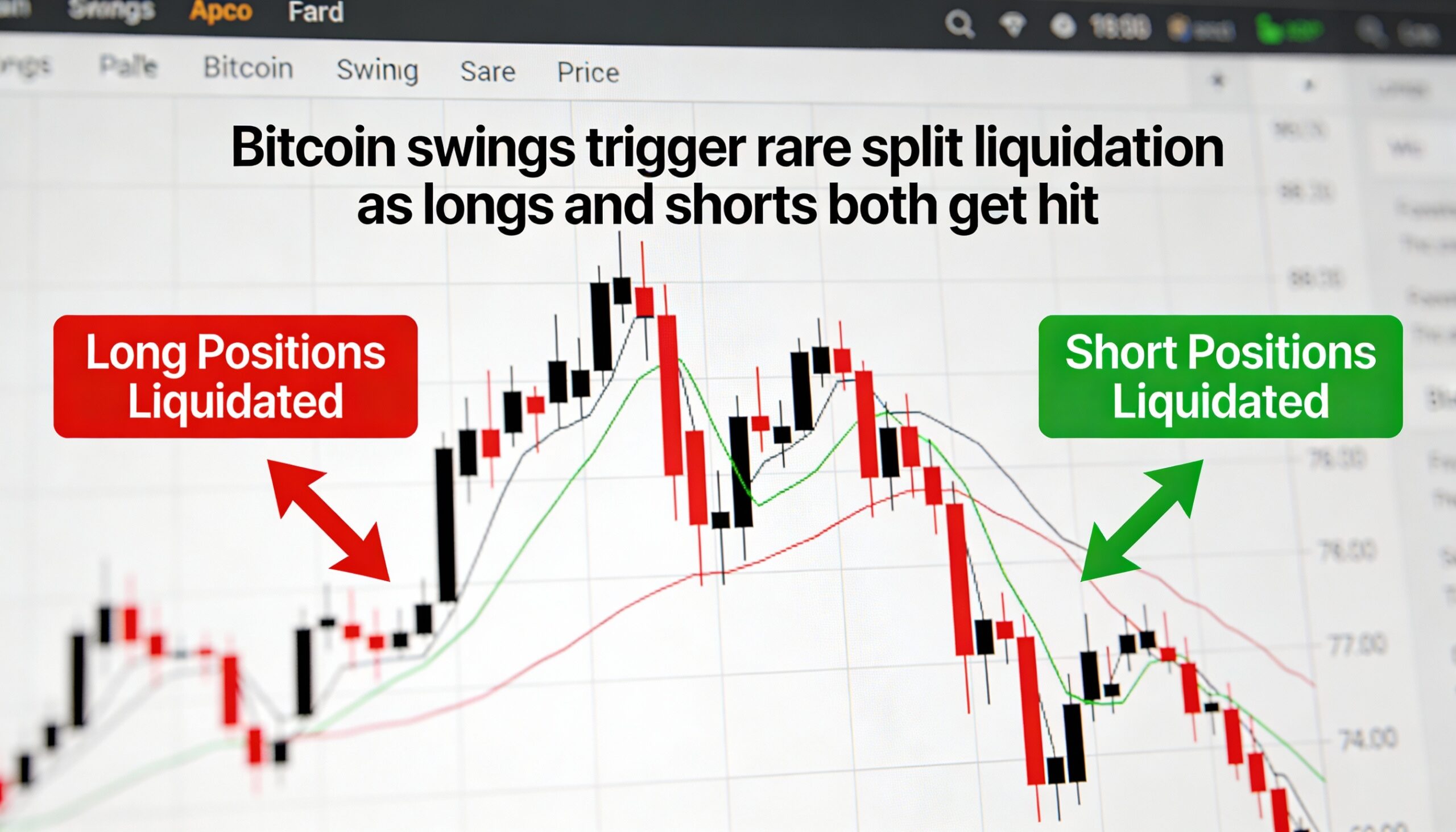 Freepik Bitcoin Swings Trigger Rare Split Liquidation As L 58629