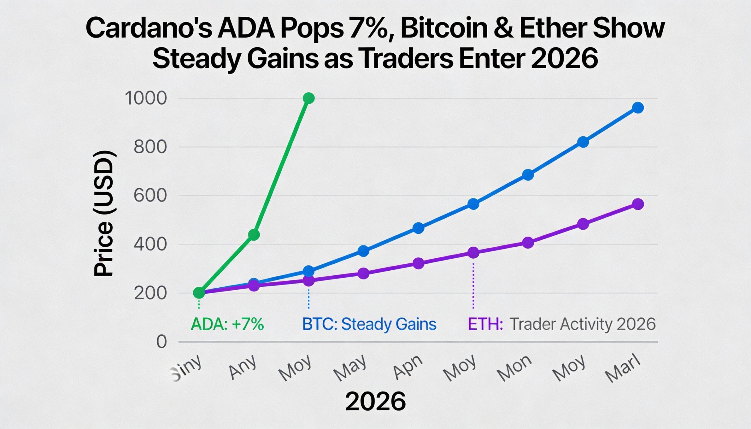 Freepik Cardanos Ada Pops 7 Bitcoin Ether Show Steady Gain 63388