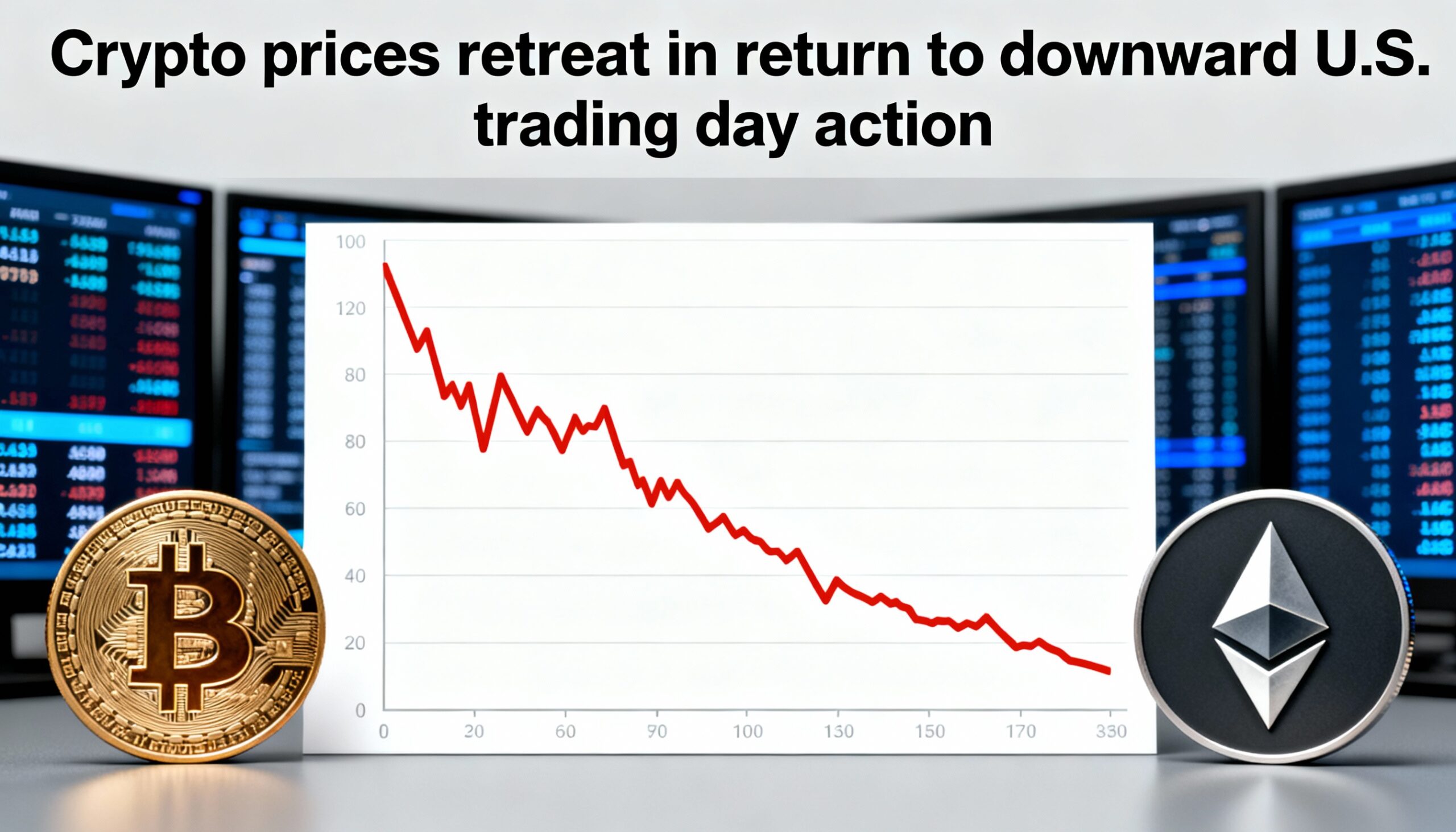 Freepik Crypto Prices Retreat In Return To Downward Us Tra 1775