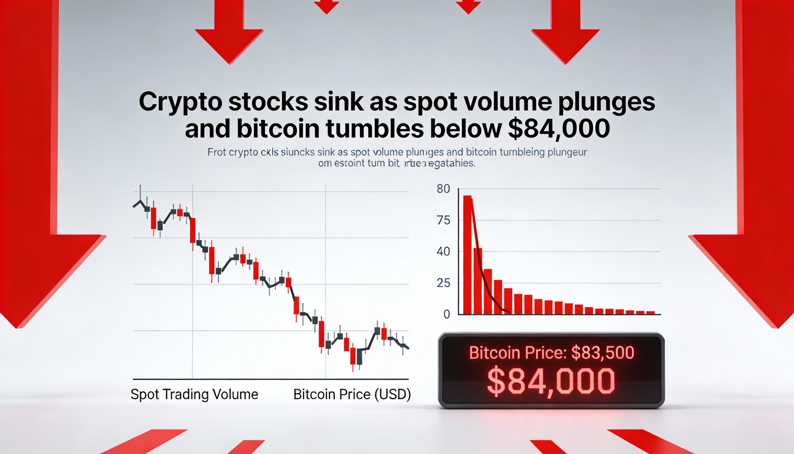 Freepik Crypto Stocks Sink As Spot Volume Plunges And Bitc 20901