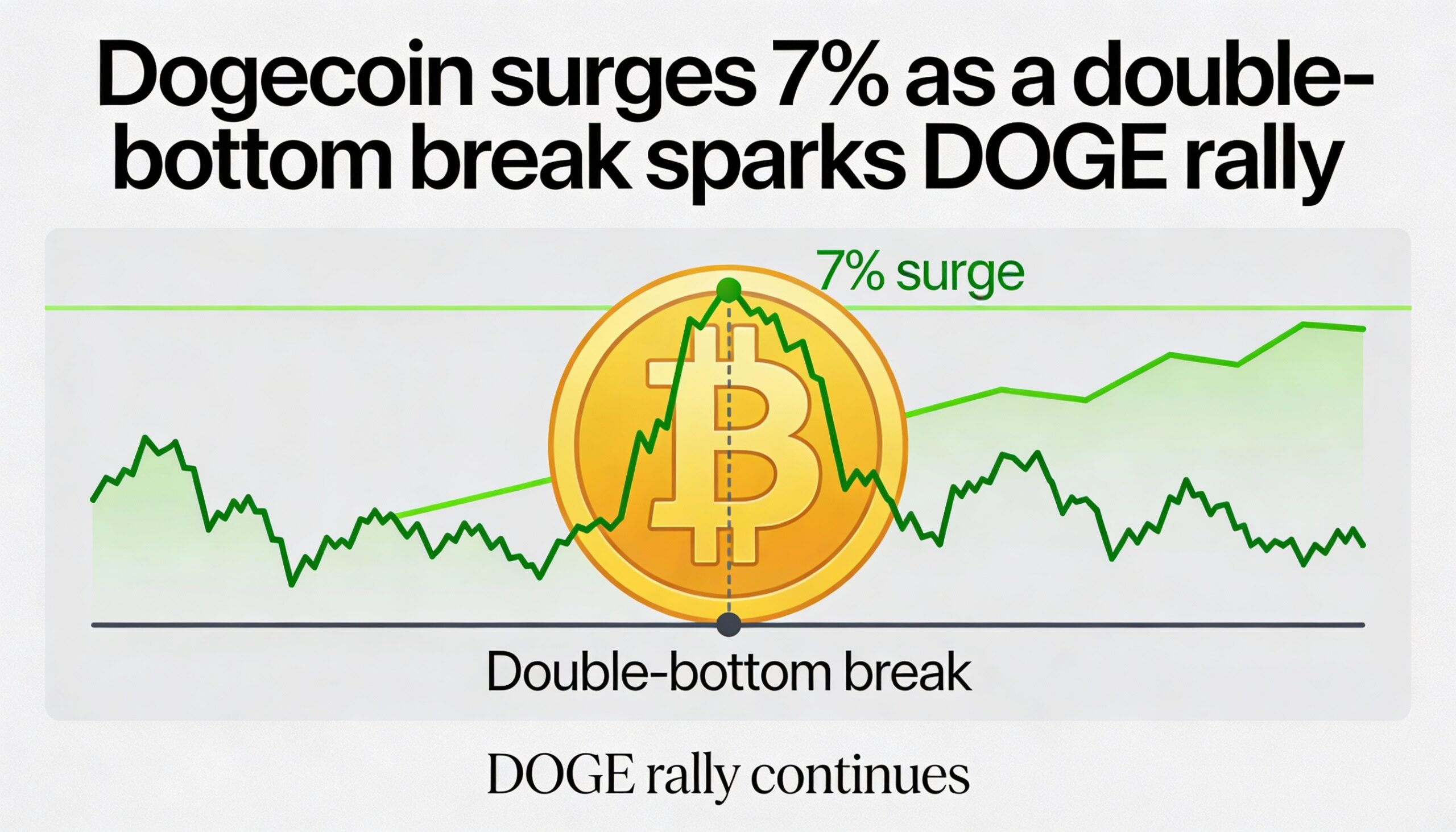 Freepik Dogecoin Surges 7 As A Doublebottom Break Sparks D 63377