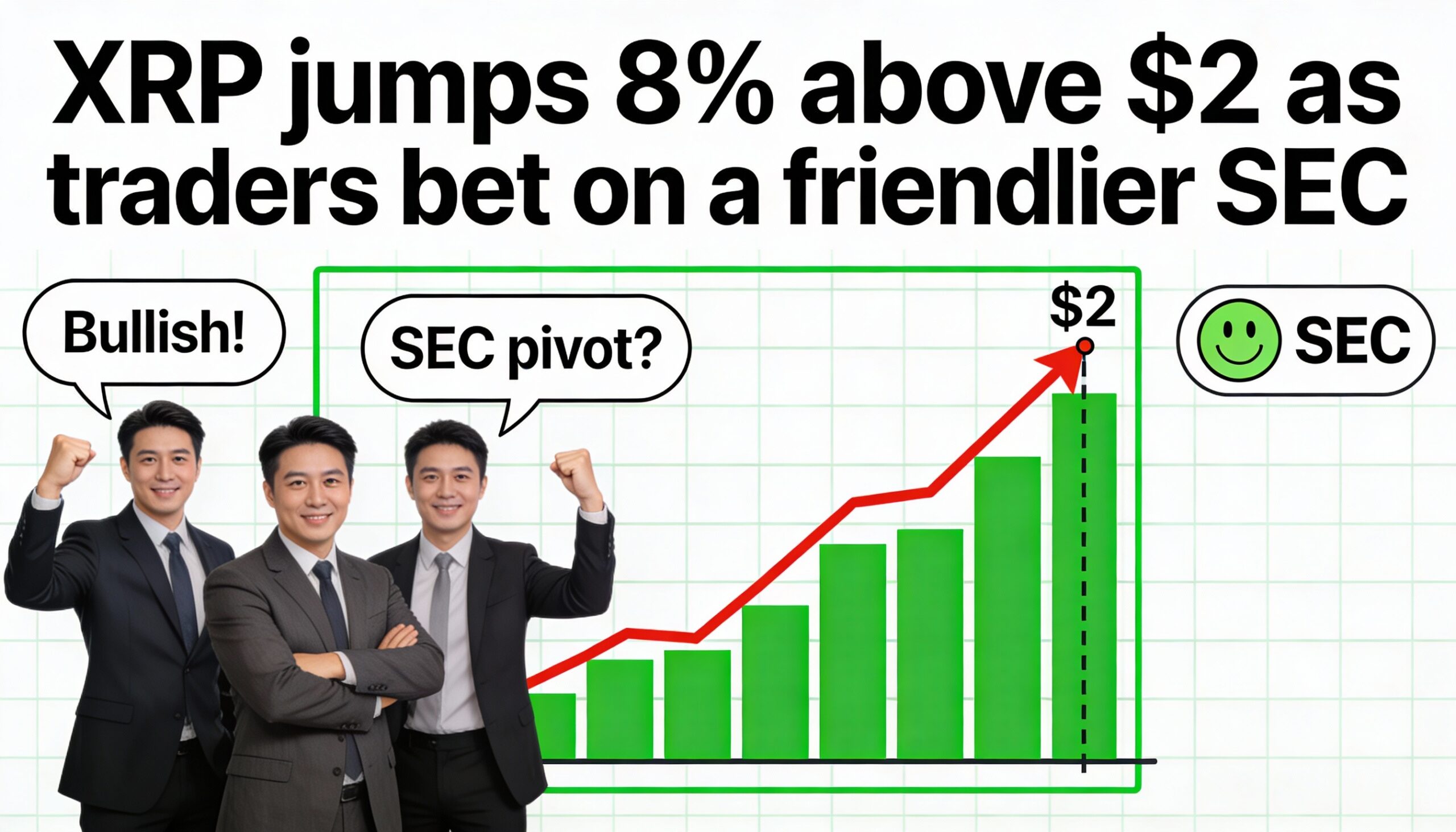 Freepik Xrp Jumps 8 Above 2 As Traders Bet On A Friendlier 3111