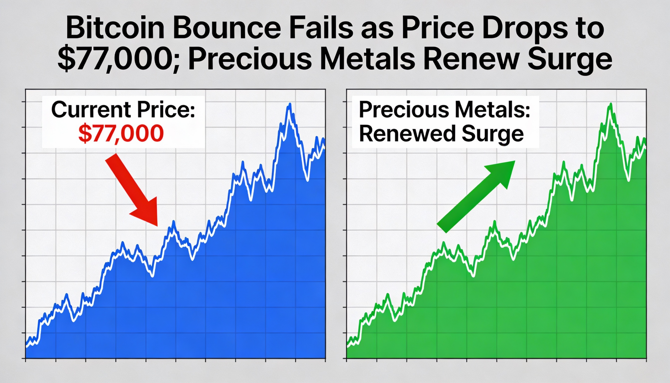 Freepik Bitcoin Bounce Fails With Price Falling Back To 77 72851
