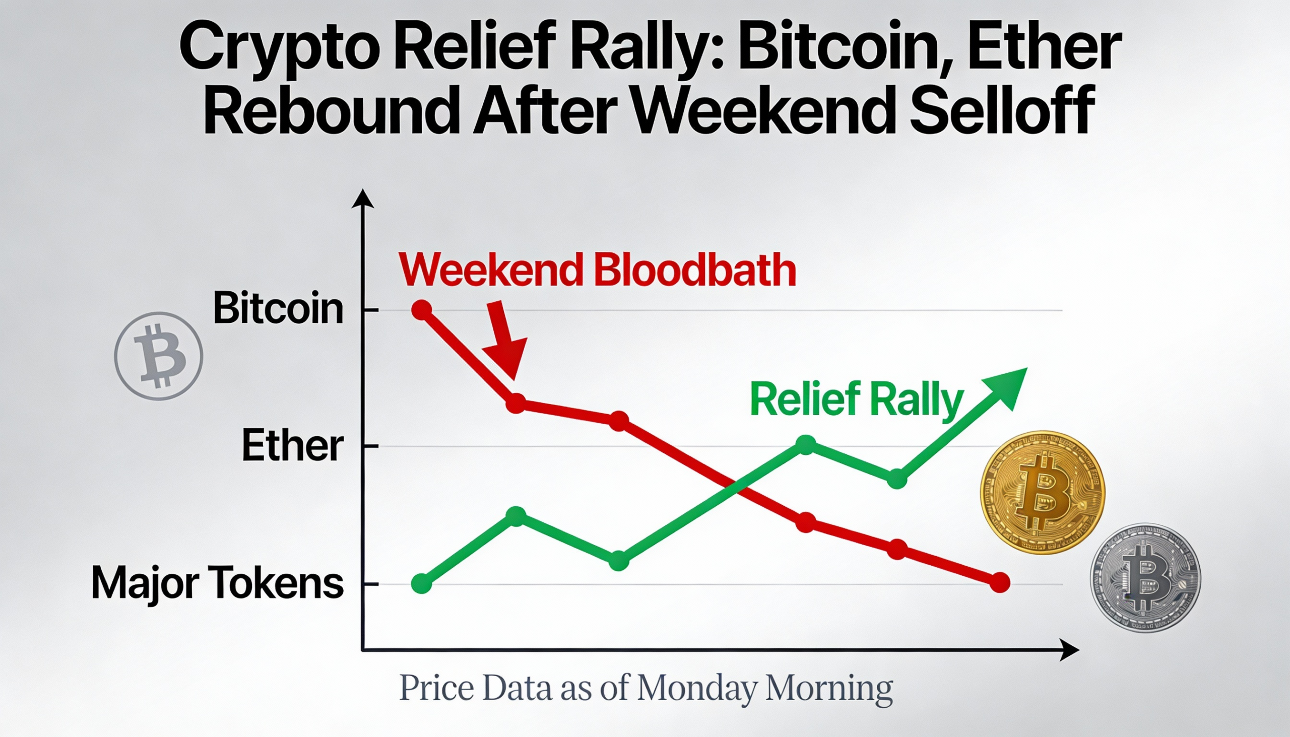 Freepik Bitcoin Ether And Major Tokens Stage Relief Rally 32330