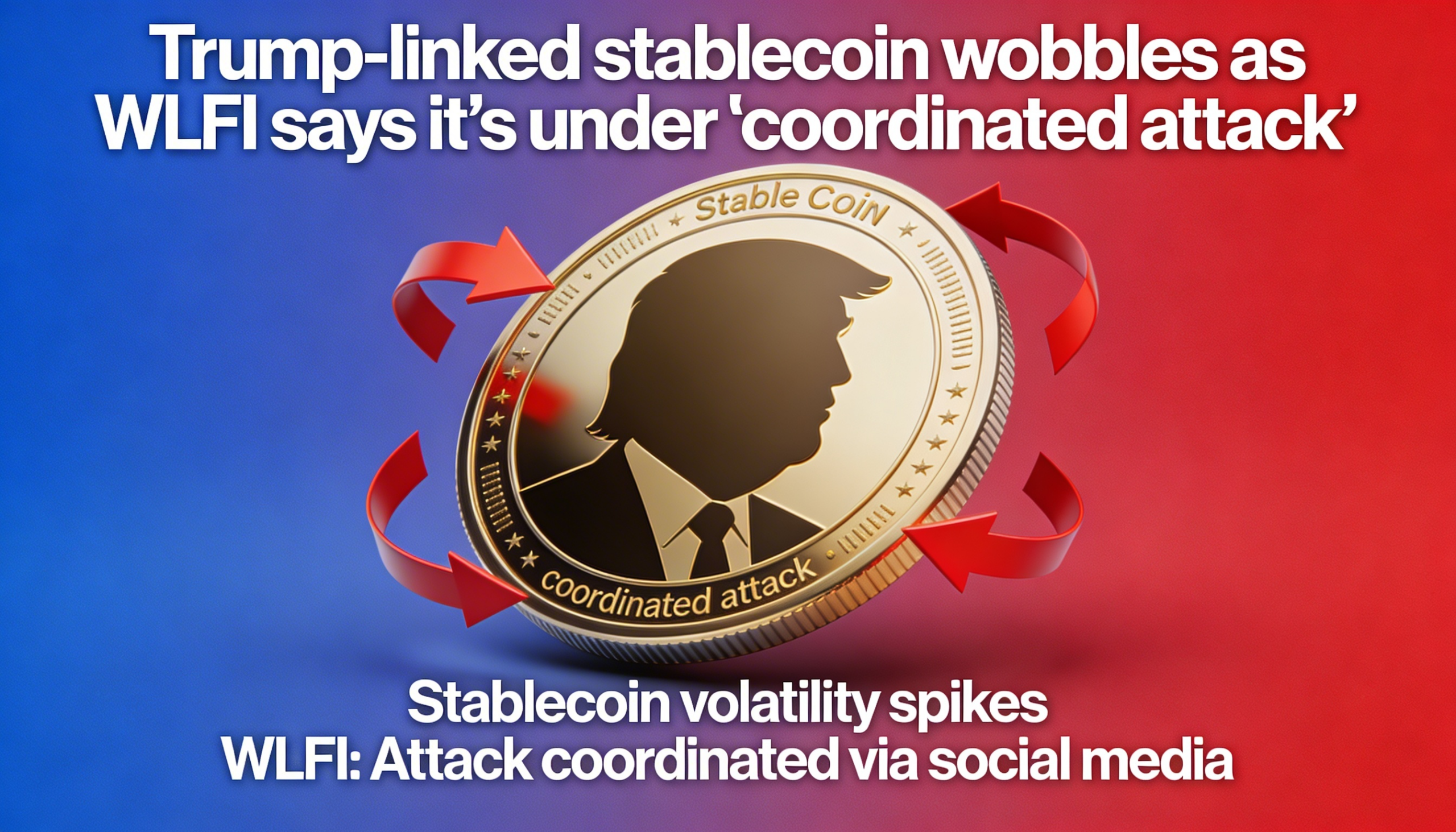 Freepik Trumplinked Stablecoin Wobbles As Wlfi Says Its Un 617 2