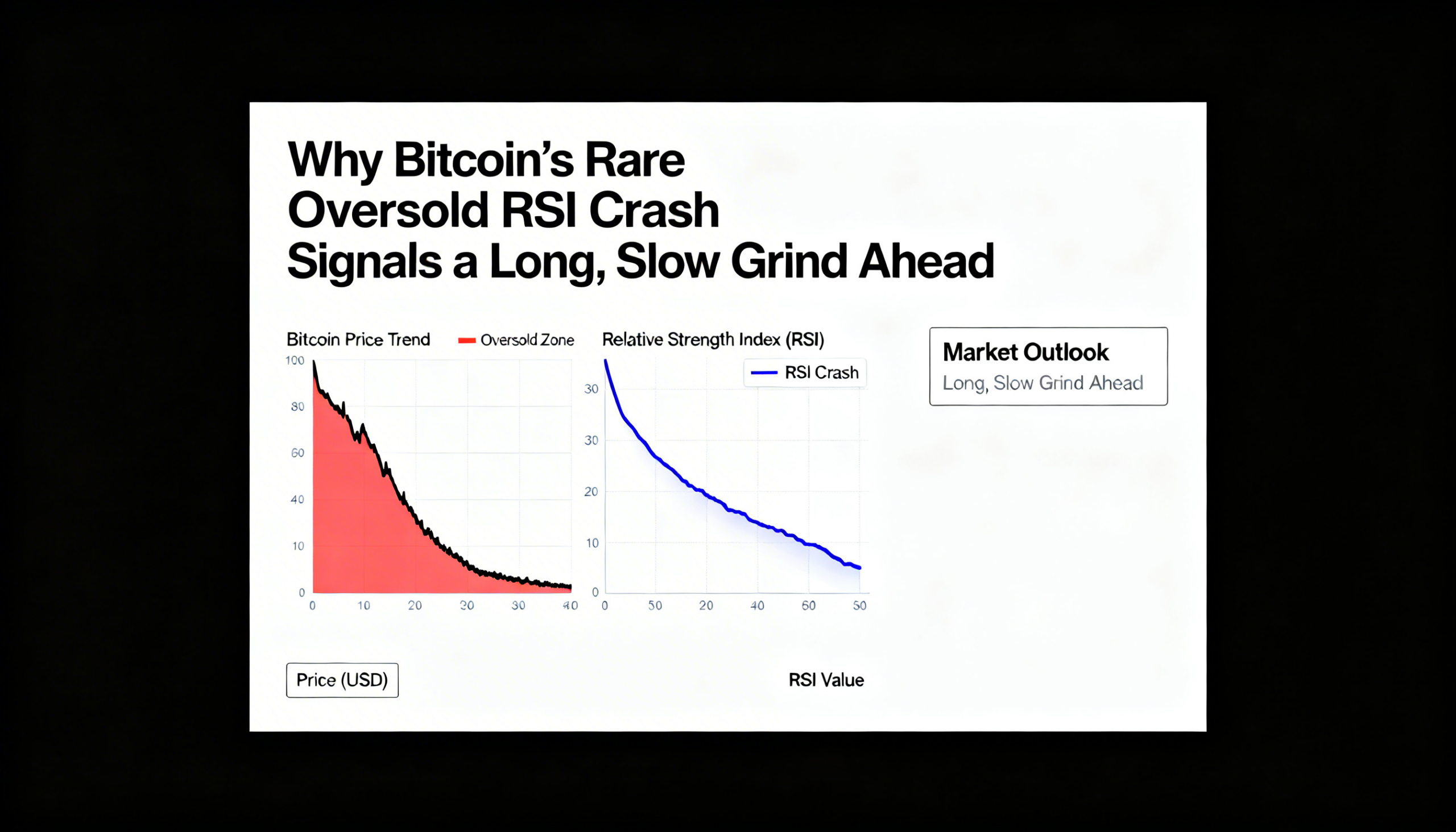Bitcoin’s infrequent oversold RSI signal hints at an extended period of choppy consolidation