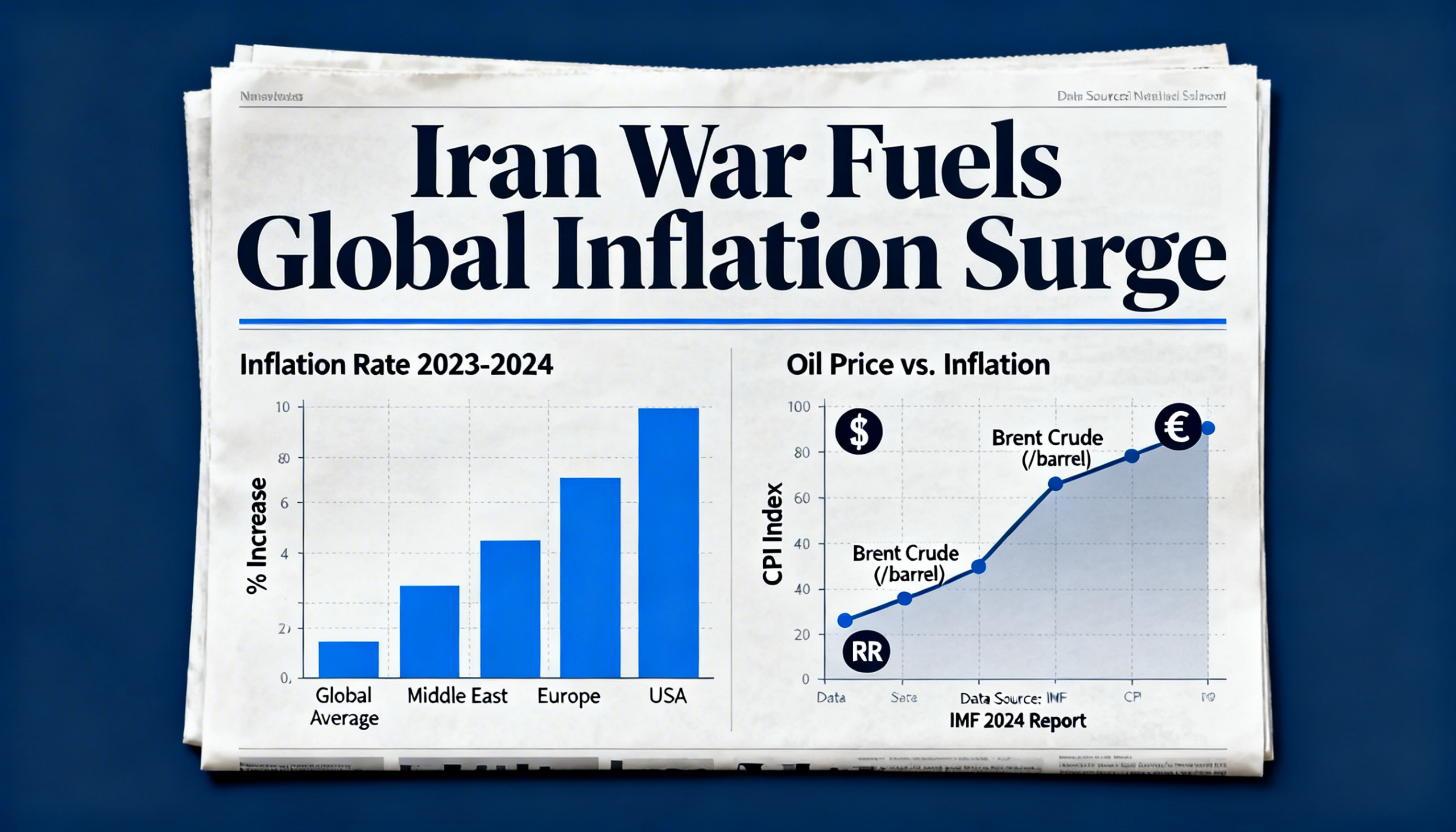 Freepik A Newspaperstyle Infographic About Rising Inflatio 24136