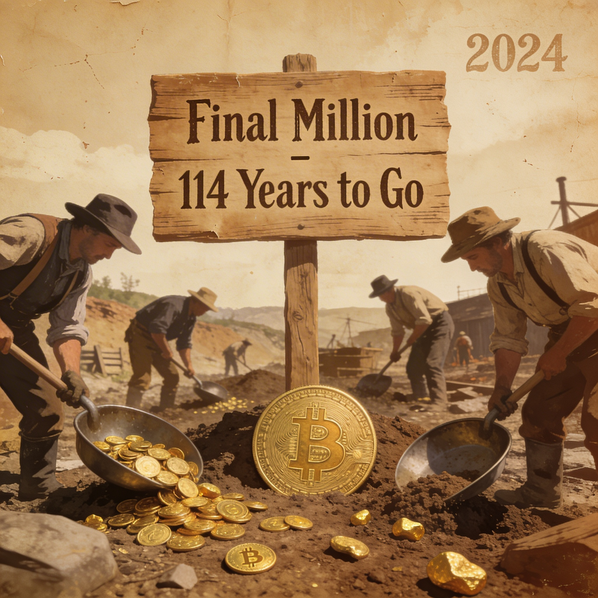 Freepik A Vintagestyle Poster Depicting A Gold Rush Scene 90060