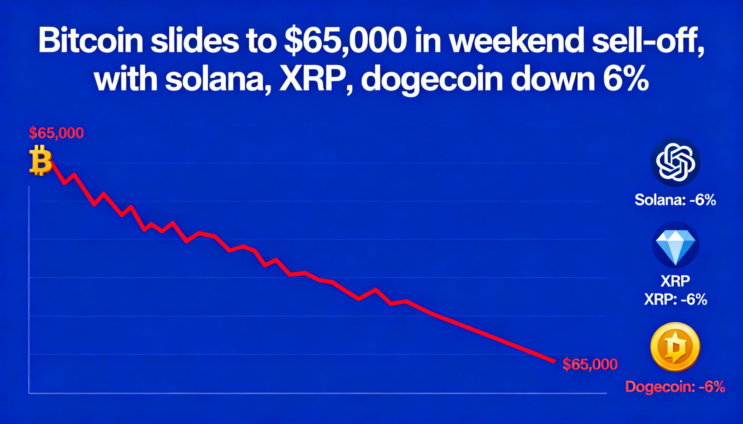 Freepik Bitcoin Slides To 65000 In Weekend Selloff With So 26054