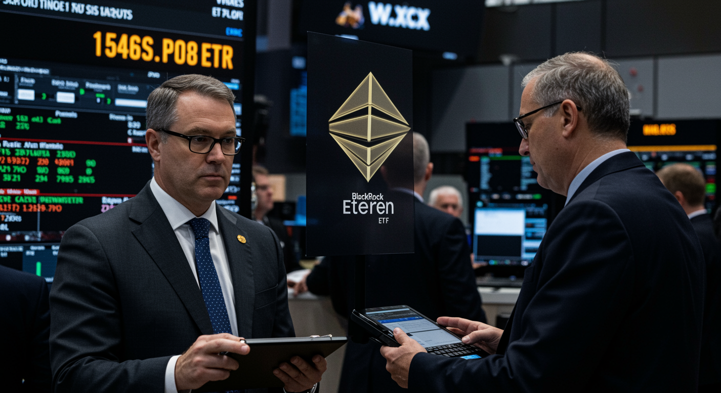 BlackRock rolls out staked Ether ETF in response to growing interest in yield-focused crypto funds.