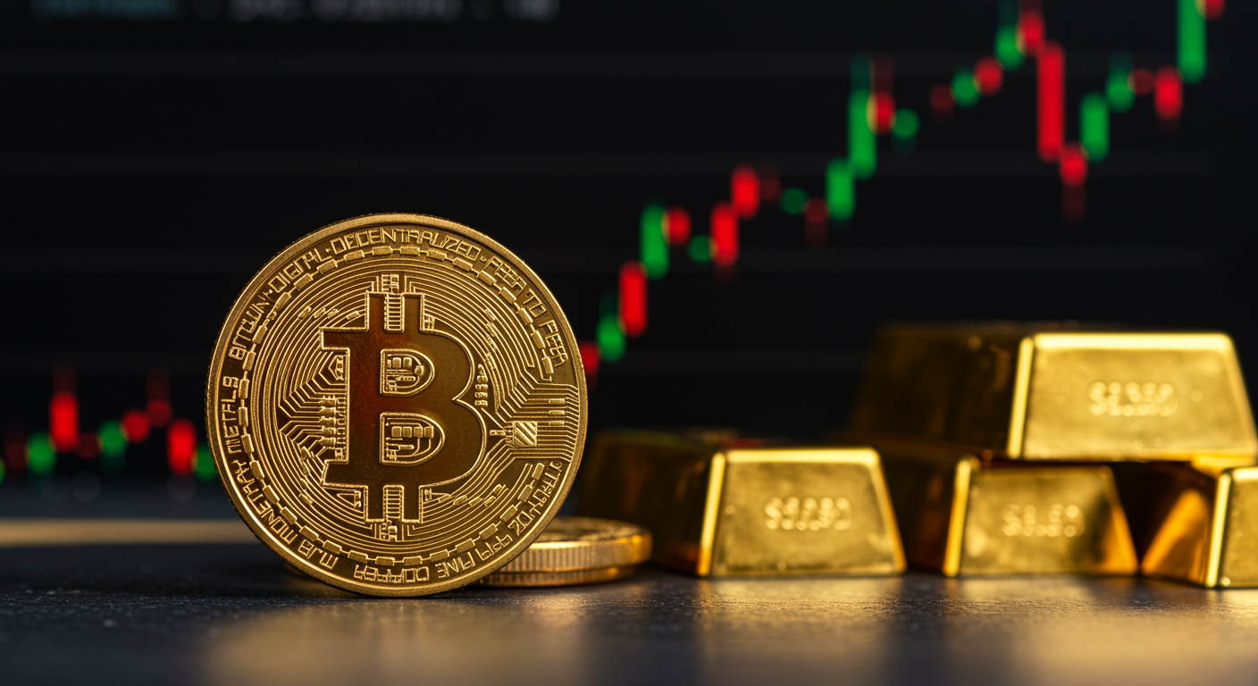 Bitcoin outpaces gold and equities during global turmoil as ETFs and Strategy continue to accumulate.