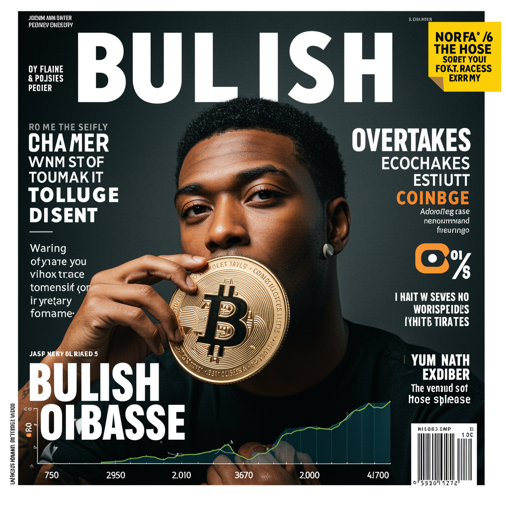 Freepik Magazine Cover Bullish Overtakes Coinbase Dynamic 89013