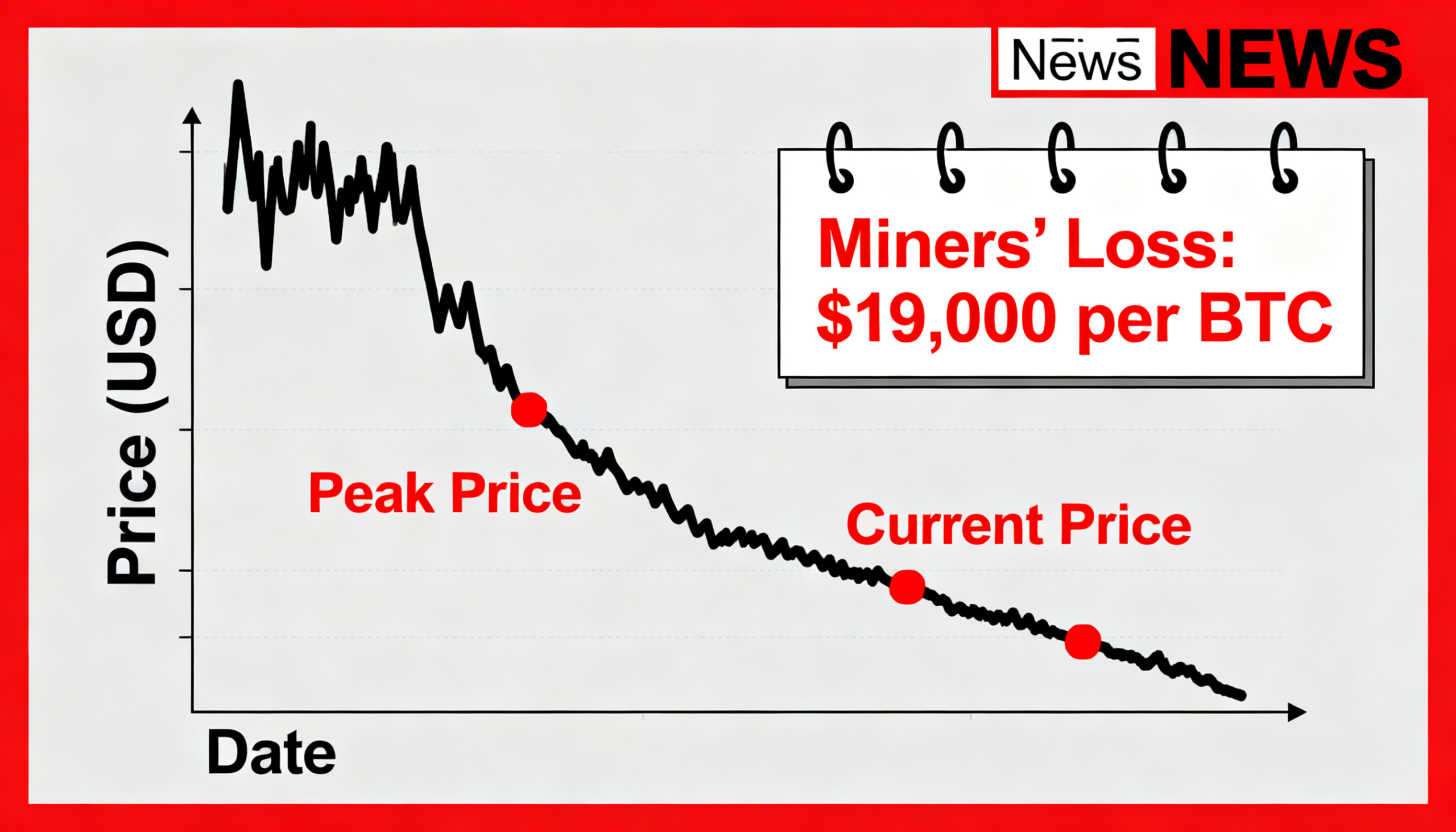 Freepik Newsstyle Infographic Falling Bitcoin Price Chart 94738