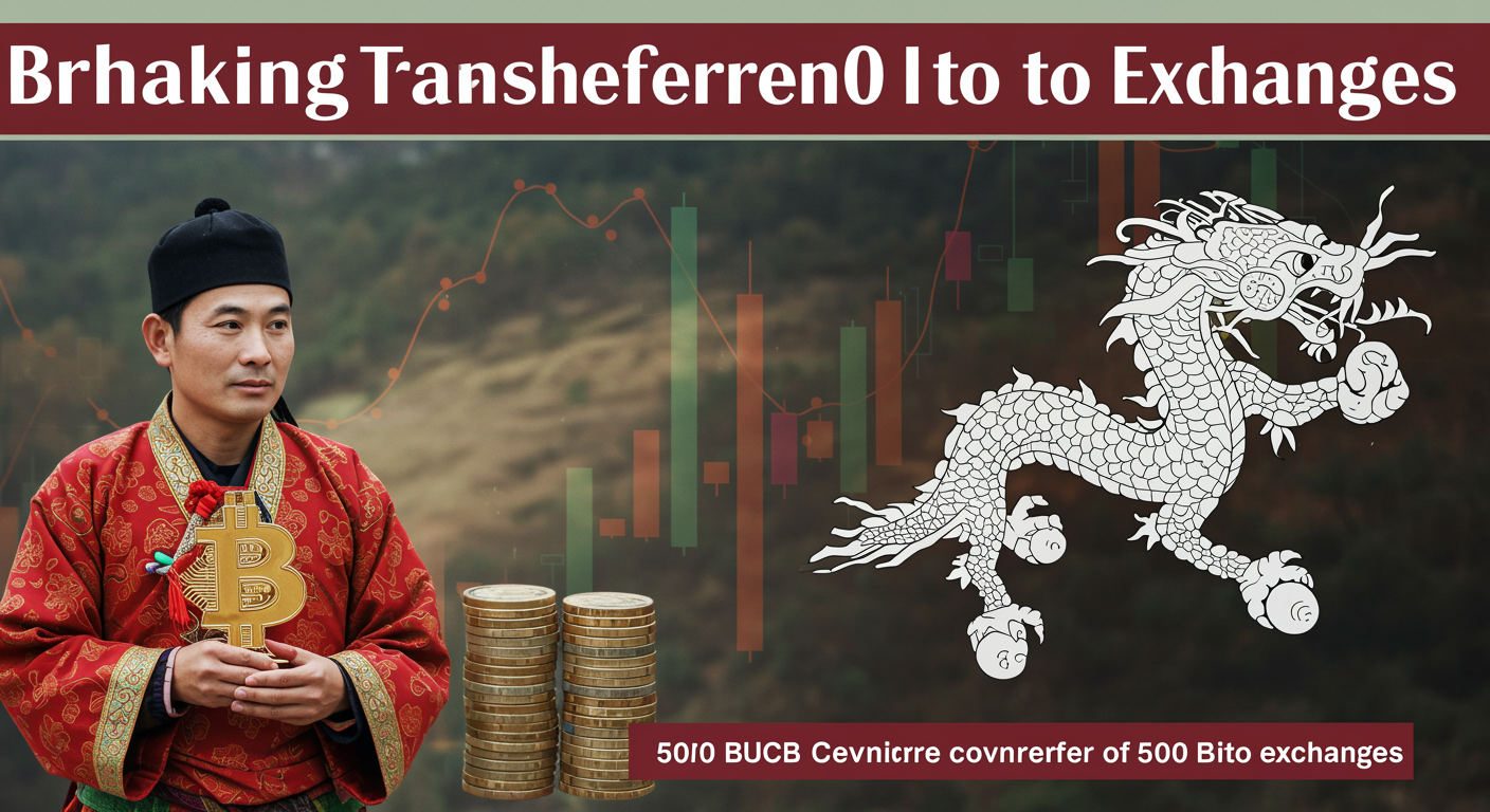 Bhutan transfers another 500 bitcoin to exchanges, pushing 2026 outflows past $150 million.