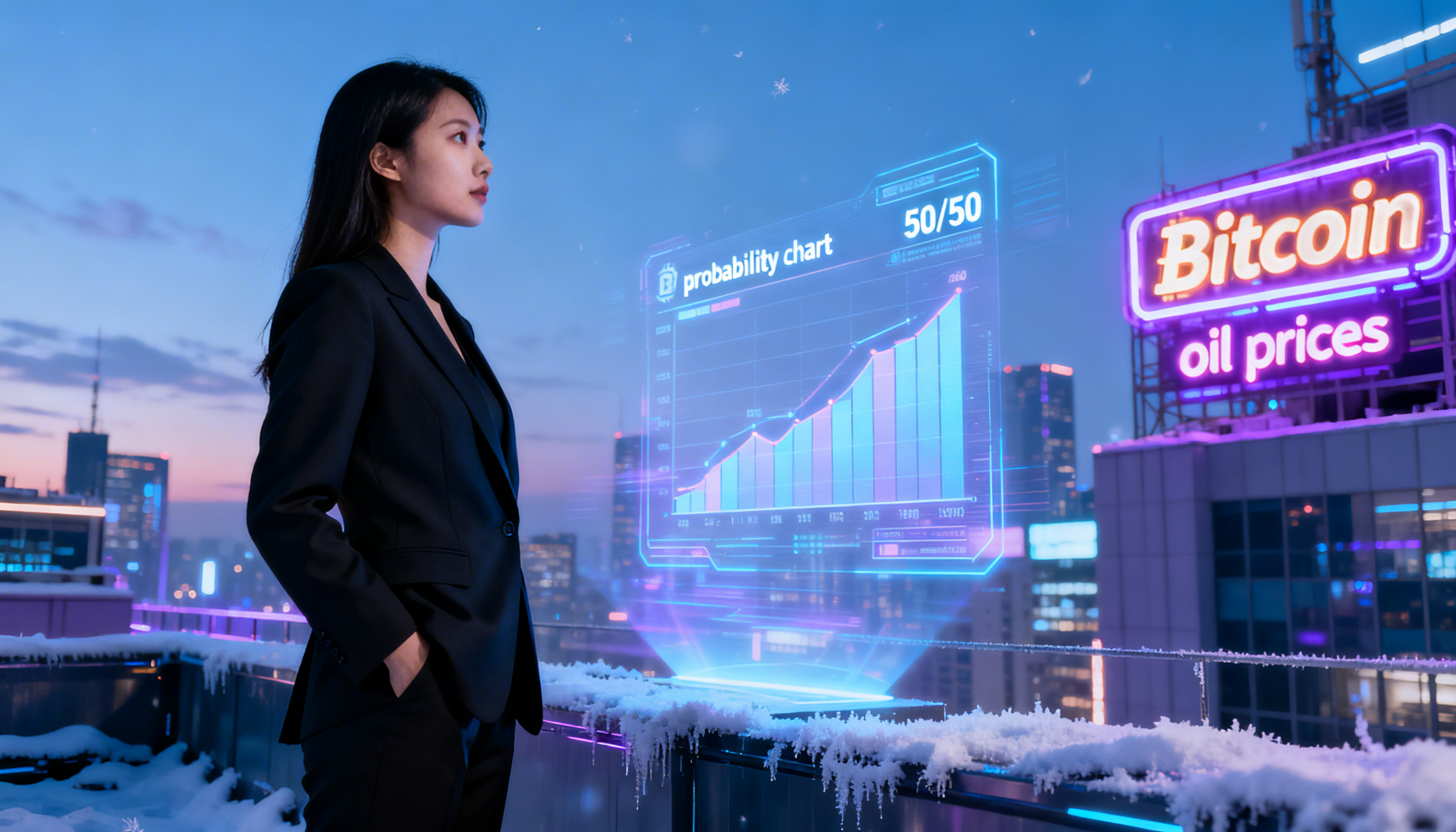 Oil prices are steering bitcoin’s next move—and right now, it’s too close to call.