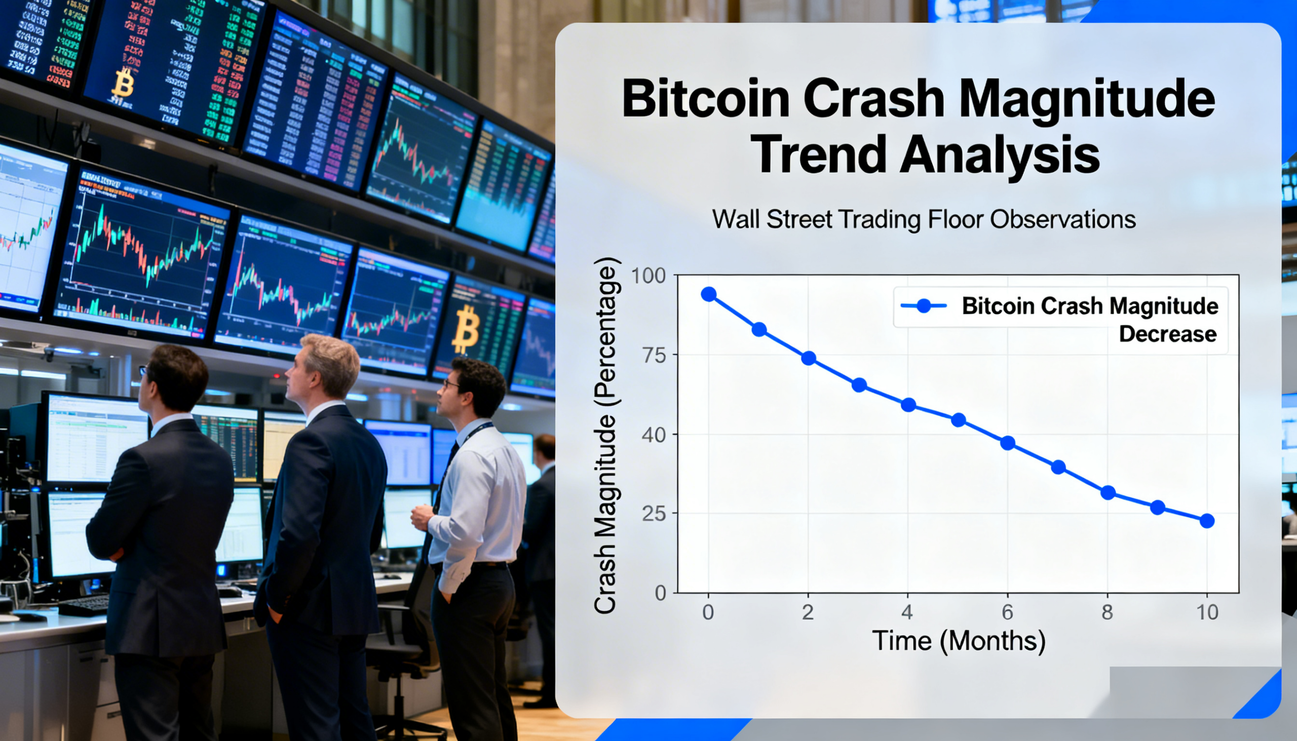 Freepik Infographic Of Bitcoin Crash Magnitudes Decreasing Wall Street Traders Observing On Screens Modern Trading Floor 0027