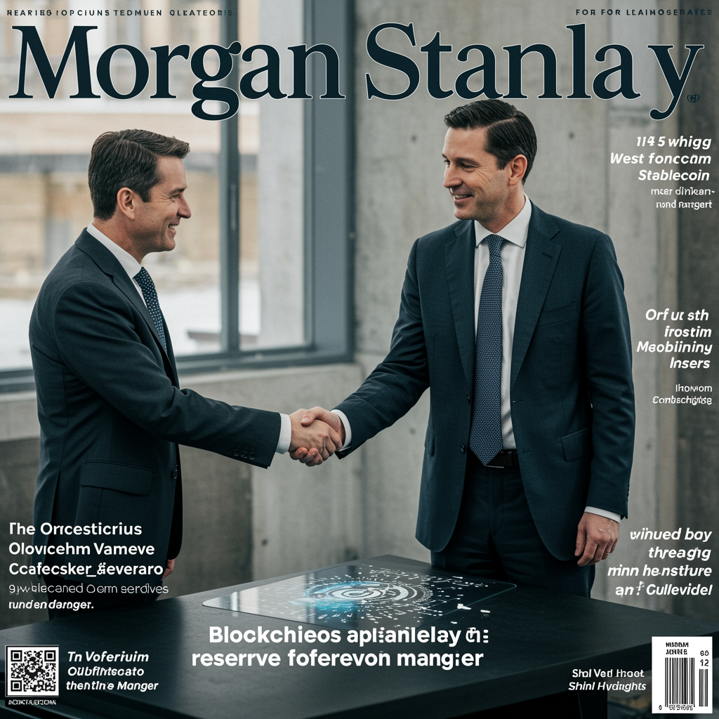 Morgan Stanley is emerging as a key contender to oversee reserves across the stablecoin ecosystem.