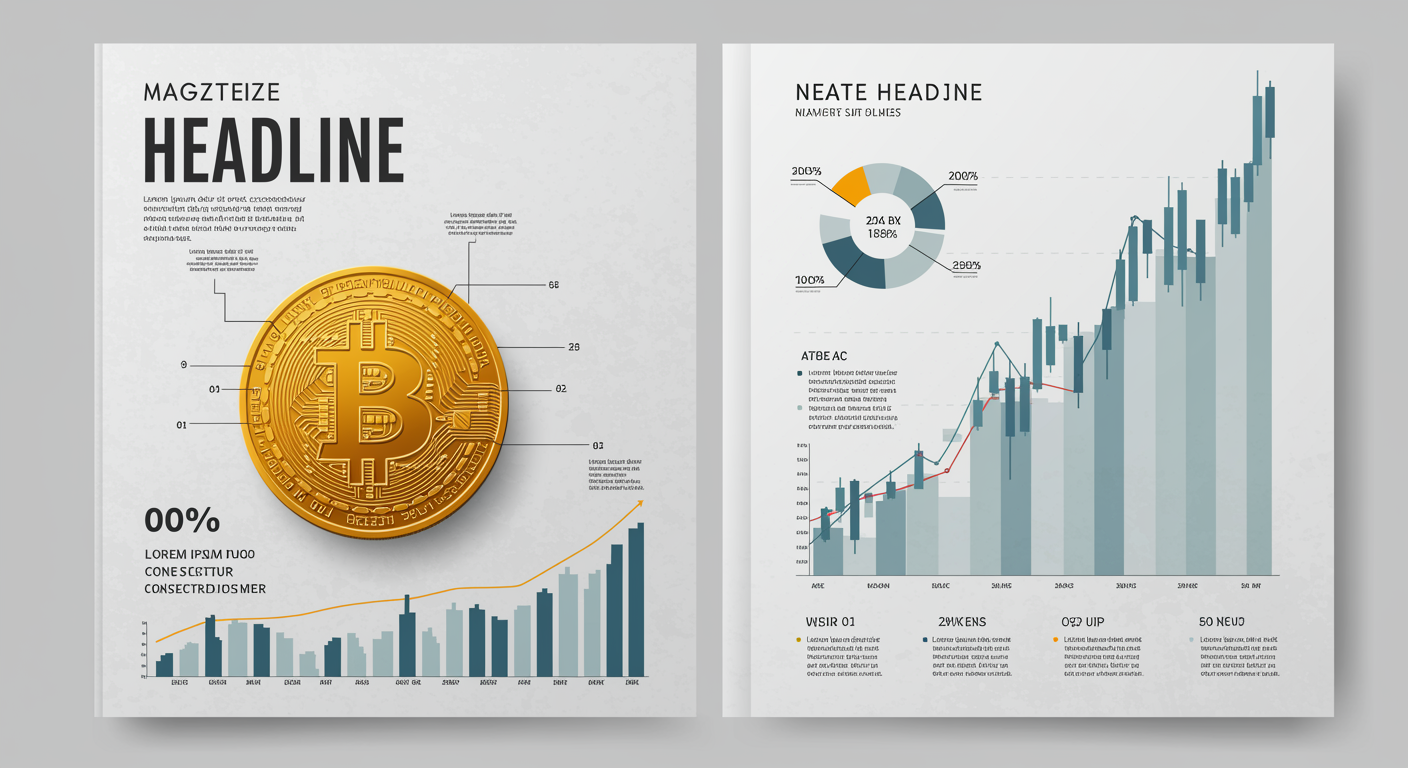 Freepik Magazine Cover With Bitcoin Price Graph Bold Headline Neutral Background Infographic Accents 0004