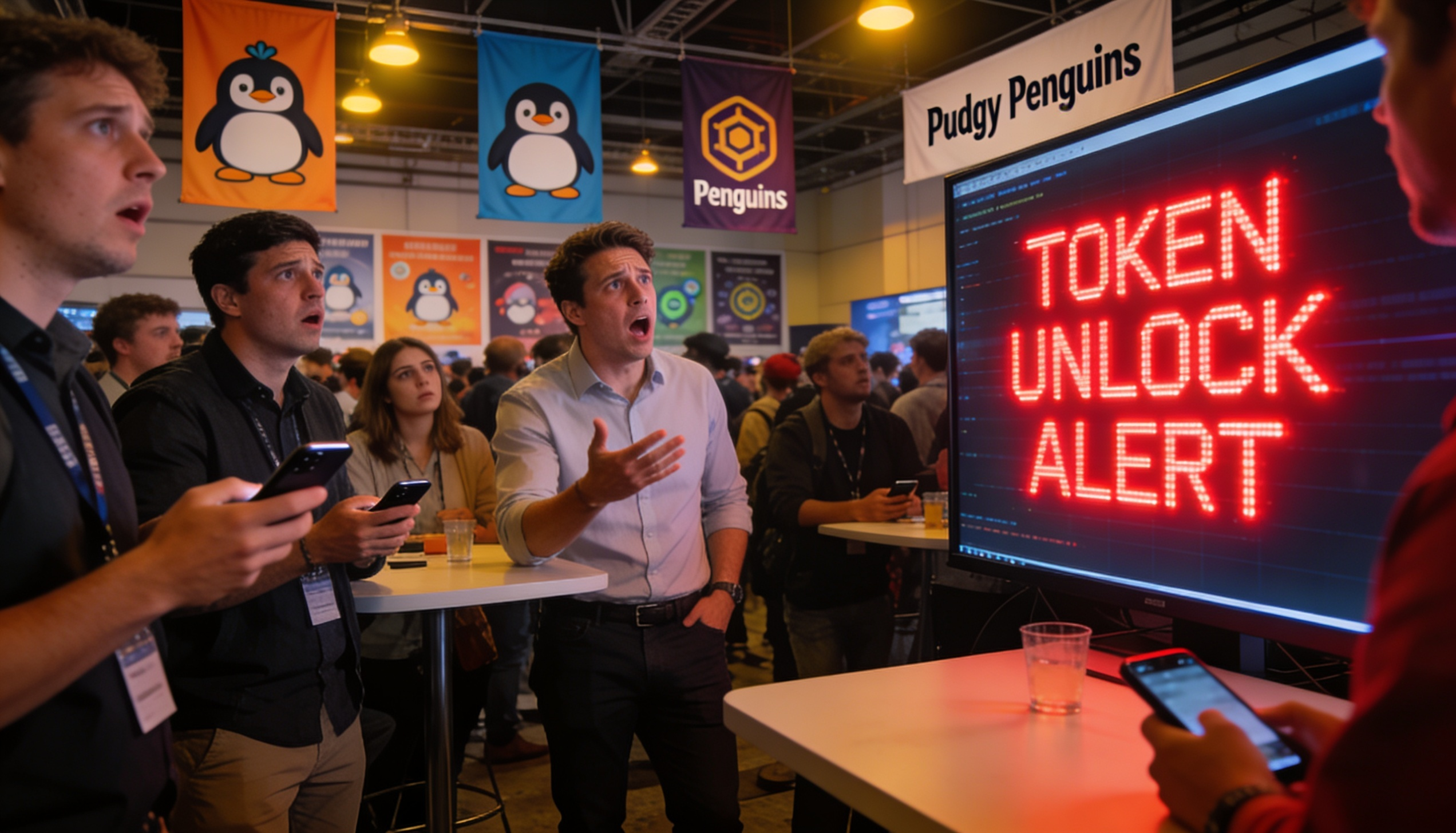 As Pudgy Penguins rallies, a concurrent token unlock prompts warnings of exit liquidity risk